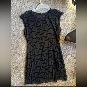 Banned Apparel Mesh Bat Goth Dress size L